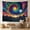 A, variant on XaaKee Tapestry Wall Hanging, Psychedelic Nature Scene Magenta Clouds Room Tapestry, High-Quality Polyester Wall Tapestry For Living Room Bedroom Office, 60x40Inch