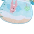 thumbnail image 2 of BIMZUC Baby Gyms Play Mat Infant Activity Play Piano Tummy Time Mat with Hanging Rattles Elephant and Rhinoceros Pattern, Multicolor, 2 of 9