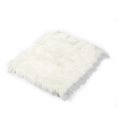 thumbnail image 1 of Sheepskin Seat Cover Car Seat Wool Cushion Pad 18X18" Winter Soft Warm Front Seat Covers for Home Office Automobile Chair, 1 of 1