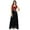 Black, variant on Bimba Womens Long Maxi Gown Sheer Georgette Dress Classy Chic Clothing