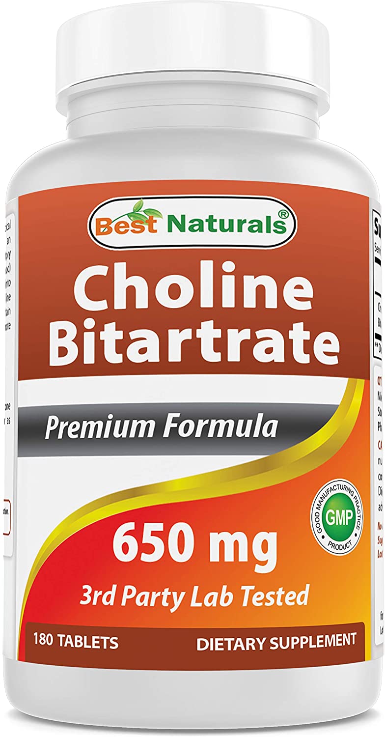 Choline 650 mg 180 TAB Walmart Canada