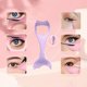 thumbnail image 1 of Plantillas de delineador de ojos shamjiam herramienta de maquillaje sirena reutilizable Violeta, 1 of 9