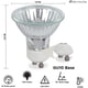 thumbnail image 3 of Bombillas halógenas Gu10, paquete de 8 focos halógenos Gu10 de 50 W, CA 220 V-240 V, 700 lúmenes, blanco cálido de 2700 K, ángulo de haz de 40°, 3 of 3