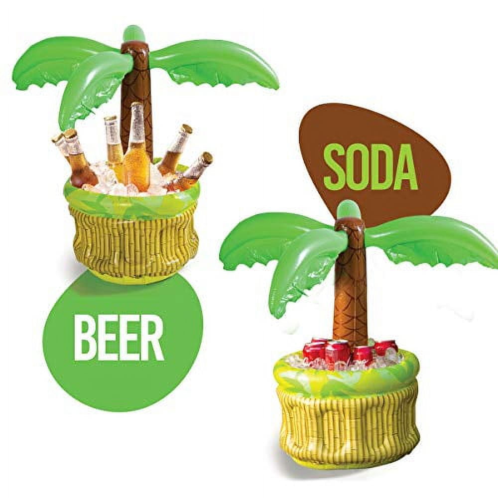 18 Inflatable Cooler, Beer Cooler for Parties, Luau Party Supplies for Adults 2 Pack