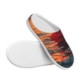 thumbnail image 3 of Lsque Romantic Roses Sunset Ocean Pattern Womens Comfort Cotton on Scuff With Memory Foam and Anti-skid Sole Slipper-39/40, 3 of 7