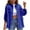 1# Blue my orders placed, variant on Dyegold Women's Ripped Distressed Denim Jacket Casual Long Sleeve Shacket Boyfriend Jean Coat Basic FrayTrucker Jackets