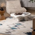 thumbnail image 3 of Rug Branch Contemporary Boho  Blue Beige Indoor Area Rug - 4x6, 3 of 8
