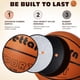 thumbnail image 2 of Baloncesto de goma Wettarn, 6 unidades, tamaño 4, 65 cm, con bomba, 2 of 7