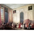 thumbnail image 2 of Ollivier, Michel Barthelemy 14x12 White Modern Wood Framed Museum Art Print Titled - Tea In The English Manner, 2 of 4