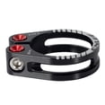thumbnail image 2 of Abrazaderas para tija de sillín de bicicleta, abrazaderas para bicicletas de carretera, piezas para bicicletas informales Negro 349 mm, 2 of 9