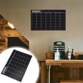thumbnail image 4 of Magnetic Schedule Board Dry Erase Fridge Calendar Plastic Magnetic Monthly Calendar Planner Message Boards Removable Whiteboard Organizer Planner Black, 4 of 8