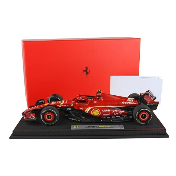 Ferrari SF-24 #55 Carlos Sainz Winner Formula One F1 "Australian GP" (2024) Limited Edition 1/18 Diecast Model Car by BBR