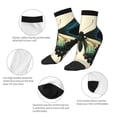 thumbnail image 5 of Naloa Blue Black Butterfly Art Ankle Socks for Women Non Slip Socks No Show Socks Classic Low Cut Casual Socks Casual Socks, 5 of 7