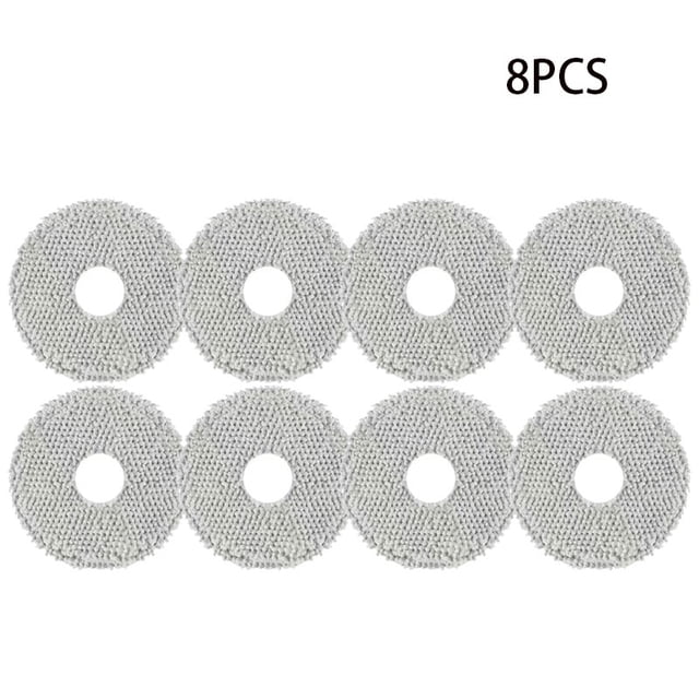 Compatible For Xiaomi Robot Vacuum X10+ / X10 Plus B101GL Spare Parts Accessories Main Side Brush Hepa Filter Dust Bag Mop Cloth 8PCS