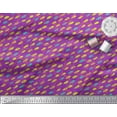 thumbnail image 3 of Soimoi Purple Cotton Duck Fabric Abstracts Abstract Print Sewing Fabric Yard 42 Inch Wide, 3 of 3