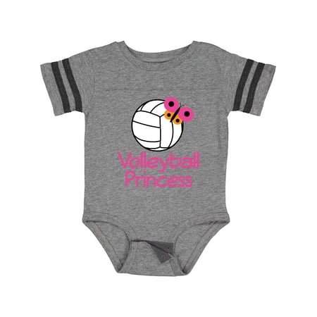 

Inktastic Volleyball Butterfly Princess Gift Baby Girl Bodysuit