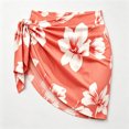 thumbnail image 3 of Boho Floral Beach Wraps for Women Bikini Cover Ups (Orange One Size), 3 of 3