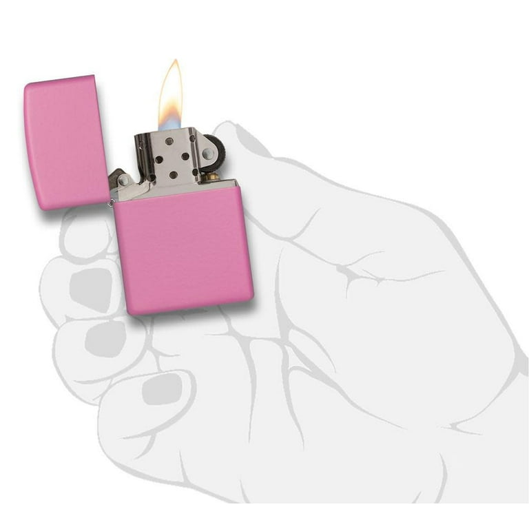 Slim® Pink Matte Windproof Lighter – Zippo USA