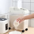 thumbnail image 4 of QUTETN Rice Container On Clearance 20KG White, 4 of 6