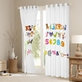 thumbnail image 3 of Homewish Kids Cartoon Animals Curtains Pack of 2 (42x84 Each),Colorful Numbers Curtains Blackout,Kawaii Wildlife Bedroom Curtains,Microfiber Bedroom Decor, 3 of 6