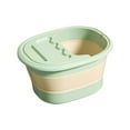 thumbnail image 4 of Milaget Foot Bath Foldable Foot Bath Soothing Relaxing Tired Feet Foot SPA Bath Massager Green, 4 of 9