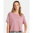 thumbnail image 5 of Alternative Women's Cotton Jersey Go-To Headliner Crop Tee, 5 of 5