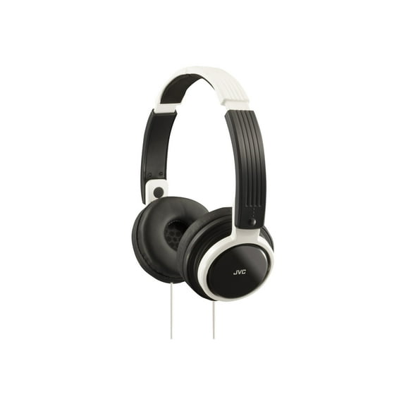 JVC HAS200W RIPTIDZ Portable On-Ear Headband Headphones (White)