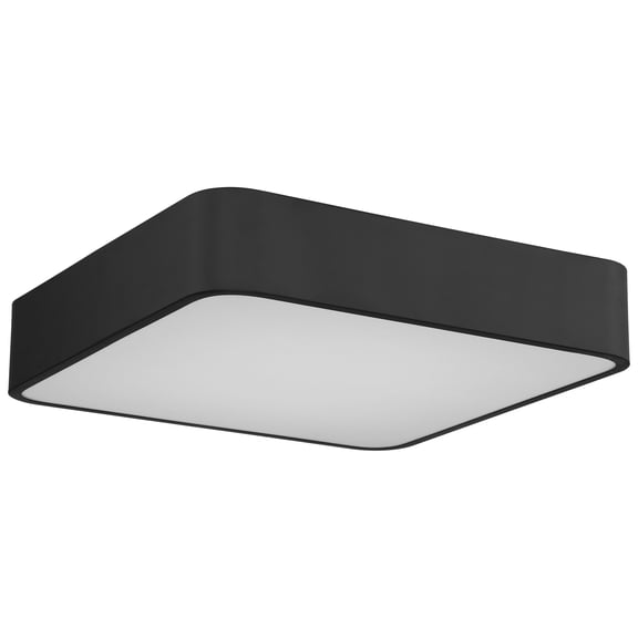 49982LEDD-BL/ACR Access Lighting Granada - 40W 1 LED Flush Mount-3.25 Inches Tall and 19.75 Inches Wide-Black Finish