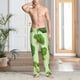 thumbnail image 2 of Balery Broccoli 3 Pantalones de pijama para hombre, pijama ultraligero, pantalón de descanso-Medium, 2 of 6