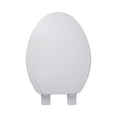 thumbnail image 2 of OakBrook Collection Rockford Elongated White Wood Toilet Seat, 2 of 3