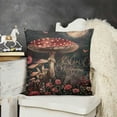thumbnail image 2 of YINGXI Throw Pillow Cover,Mushrooms Moon and Decoration for Sofa Couch Farmhouse 22x22in, 2 of 5