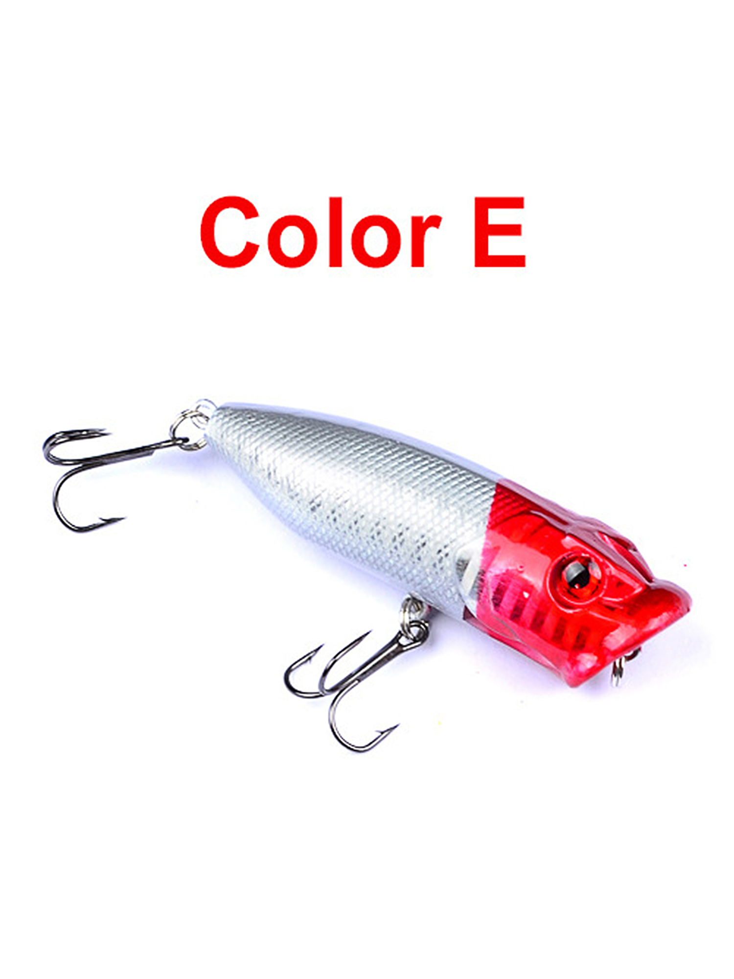 10PCS Topwater Popper Fishing Baits And Lures Freshwater Bass Bait