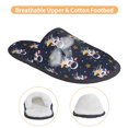 thumbnail image 3 of Balery Astronaut Surfing Pantuflas de Casa de Felpa Silenciosas con Diseño Estampado, Zapatillas Cómodas Antideslizantes de Algodón para Interior-Medium, 3 of 8