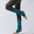 thumbnail image 2 of Inteprter 1 par de calentadores de piernas para mujer, a la moda, en diferentes colores, de alto rango, larga vida útil, magníficos calcetines de pila, Suministros térmicos Verde malaquita Inteprter HA059251-16, 2 of 5