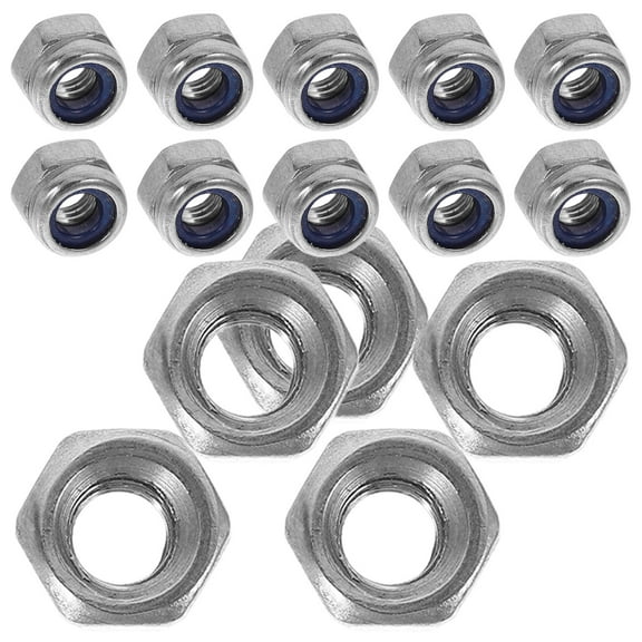 TABLZONE 100Pcs 304 Stainless Steel Nuts Set for Electronic Products and Furniture Fastening