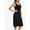 Black, variant on Mist Azur Nightgowns for Women Sexy Sleepwear Lace Chemise Modal Babydoll Lounge Dress 3758
