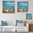 thumbnail image 4 of Designart "Tranquil Oceanfront" Beach Floater Framed Wall Art Living Room, 4 of 5