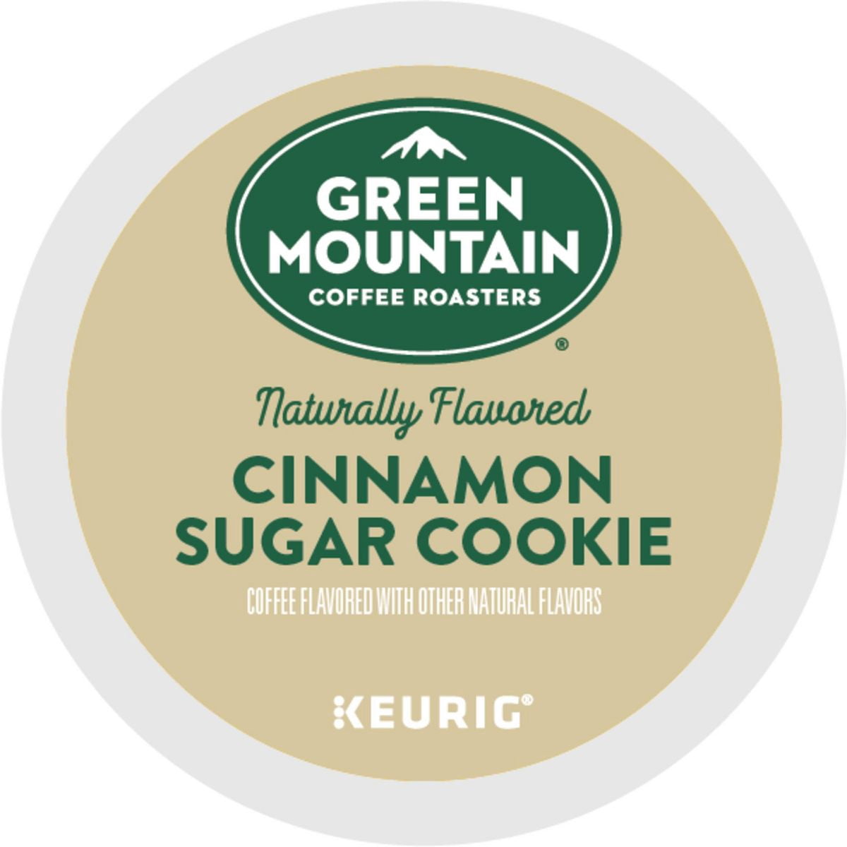 2X - 24ct Green Mountain Coffee Cinnamon Sugar Cookie Keurig K-Cup Coffee Pods Flavored Coffee Light Roast