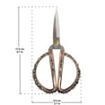 thumbnail image 4 of JubileeYarn Delicate Rose Embroidery Scissors - Copper - 30 Scissors, 4 of 6