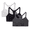 Black/ White/ Heather Grey, variant on Fruit of the Loom Women's Spaghetti Strap Cotton Sports Bra, 3-Pack, Style-9036