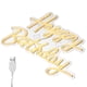 thumbnail image 3 of Letrero de neón: Letrero LED iluminado con alimentación USB para fiestas - Letras iluminadas - Decoración del hogar para celebraciones de cumpleaños y decoración de paredes, 3 of 8