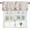 Blue, variant on Fall Kitchen Curtains, Thanksgiving Sunflower Eucalyptus Leaves Autumn Watercolor Floral Plant Short Rod Pocket Valances for Windows for Bedroom, Kitchen, Bathroom, 1 Panel, 54" W x 18" L