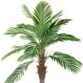 thumbnail image 3 of Northlight 8' Unlit Artificial Potted Phoenix Palm Tree, 3 of 7