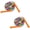 orange, variant on Long Jump Rope(2 Pack), Soft Beaded Skipping Rope For Kids Adults, Plastic Segmented Jump Rope - orange