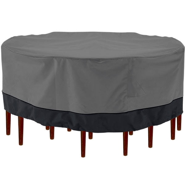 Garden Patio Round Cover Waterproof Dustproof 94" Table Chair Furniture Outdoor 