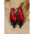 thumbnail image 4 of Elegant and comfortable square-buckle high heels, fashionable and versatile., 4 of 6
