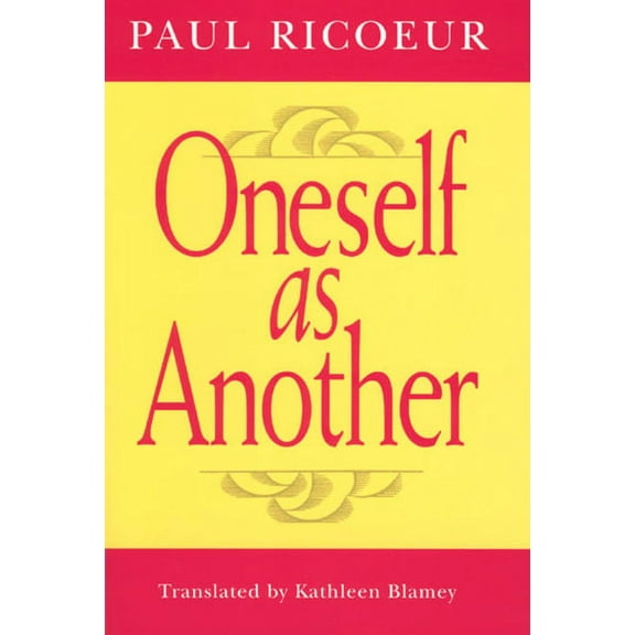 Oneself as Another, (Paperback)