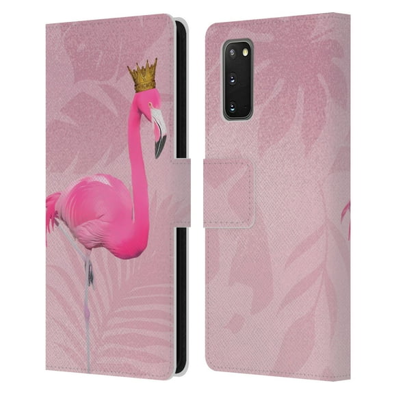 Head Case Designs Officially Licensed LebensArt Assorted Designs Flamingo King Leather Book Wallet Case Cover Compatible with Samsung Galaxy S20 / S20 5G