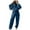 Blue womens outfit sets, variant on Womens Sweatsuits Set Womens Hoodies 2 Piece Outfits Sets Hooded Sweatshirt and Drawstring Elastic Waist Jogger Sweatpants Lounge Sets Tracksuit Sets with Pocket Fall Saving
