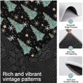thumbnail image 3 of Black Christmas Tree Pattern Kitchen Rugs Sets Of 3,Kitchen Runner Rugs Non Skid Washable,Decorative Kitchen Floor Mats for Kitchen,Sink,Laundry,17"x30"+ 17"x47" + 17"x59", 3 of 6